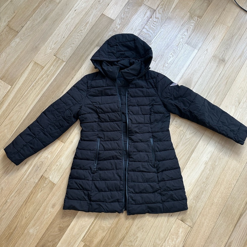 Guess Women's Black Puffer Coat